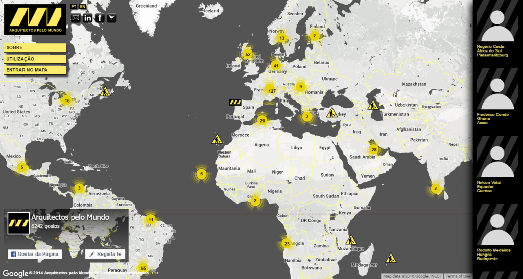 Arquitetos pelo mundo